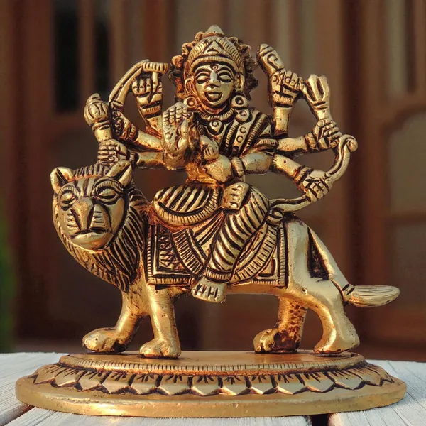 Brass_Showpiece_Durga_Ji_God_Idol_Statue_-_4x2.5x4_Inch_(BS1445_H)