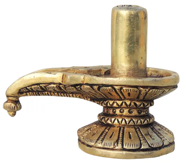 Brass_Showpiece_Shivling_God_Idol_Statue_-_4x2.2x3.5_Inch_(BS1446_D)