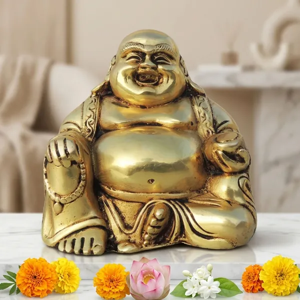Brass_Showpiece_Laughing_Buddha_God_Idol_Statue_-_4.5x3x4.2_Inch_(BS1460_C)