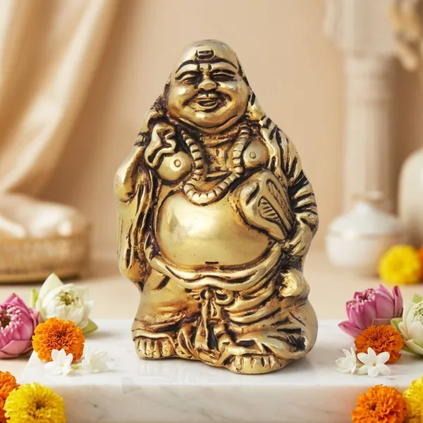 Brass_Showpiece_Laughing_Buddha_God_Idol_Statue_-_3x2.5x4.2_Inch_(BS1460_F)