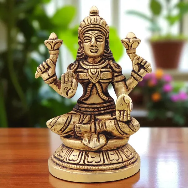 Brass_Showpiece_Laxmi_Ji_God_Idol_Statue_-_2.5x2x3.5_Inch_(BS1461_L)