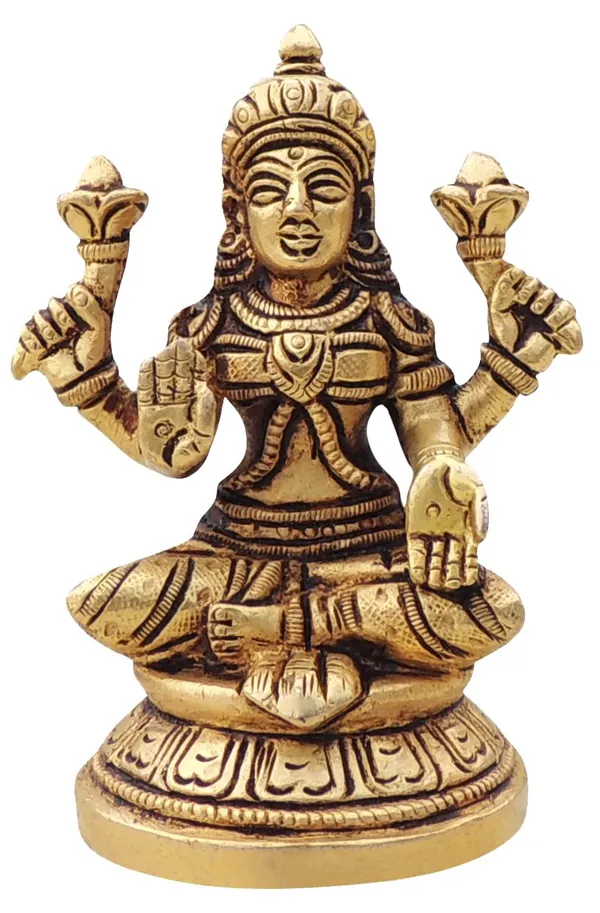 Brass_Showpiece_Laxmi_Ji_God_Idol_Statue_-_2.5x2x3.5_Inch_(BS1461_L)