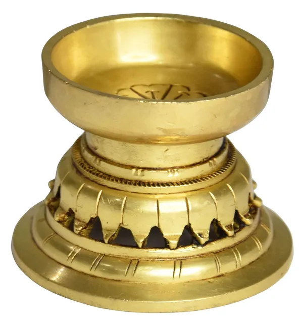 Brass_Table_Decor_Stand_Deepak,_Oil_Lamp_-_3x3x3_Inch_(BS1503_B)