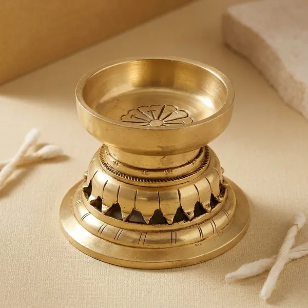 Brass_Table_Decor_Stand_Deepak,_Oil_Lamp_-_3x3x3_Inch_(BS1503_B)