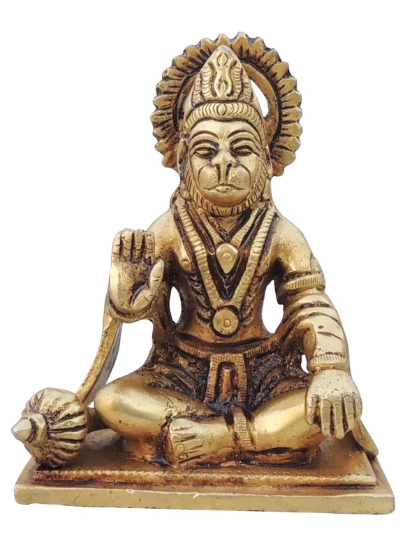 Brass_Showpiece_Hanuman_Ji_Statue_Idol_-_3.2x2x4.2_Inch_(BS1527_C)