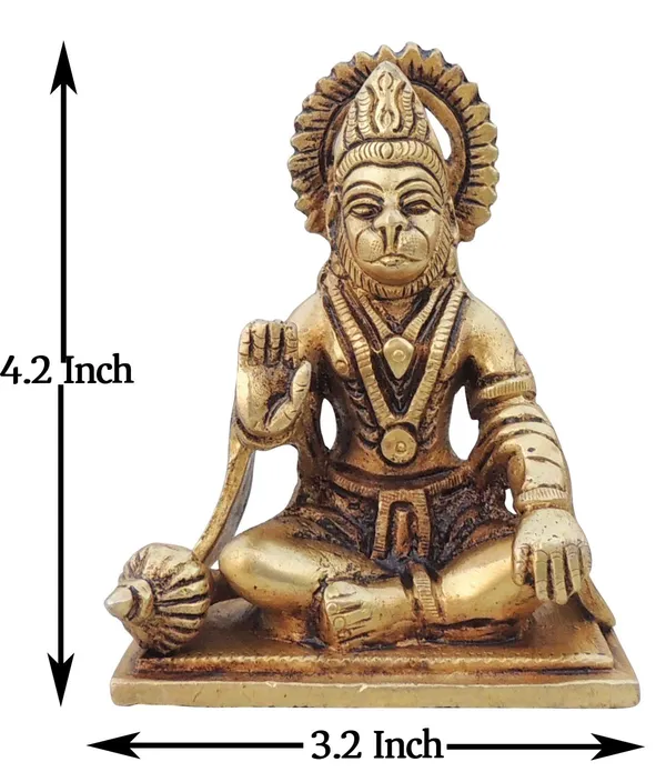 Brass_Showpiece_Hanuman_Ji_Statue_Idol_-_3.2x2x4.2_Inch_(BS1527_C)