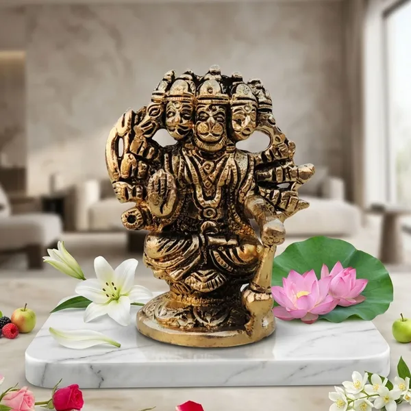 Brass_Showpiece_Panchmukhi_Hanuman_Ji_Statue_idol_-_3x1.7x3.5_Inch_(BS1528_C)