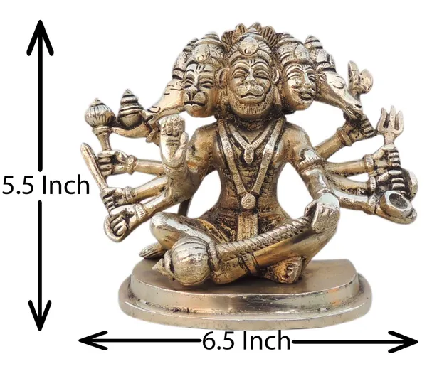 Brass_Showpiece_Panchmukhi_Hanuman_Ji_Statue_idol_-_6.5x3.2x5.5_Inch_(BS1528_G)
