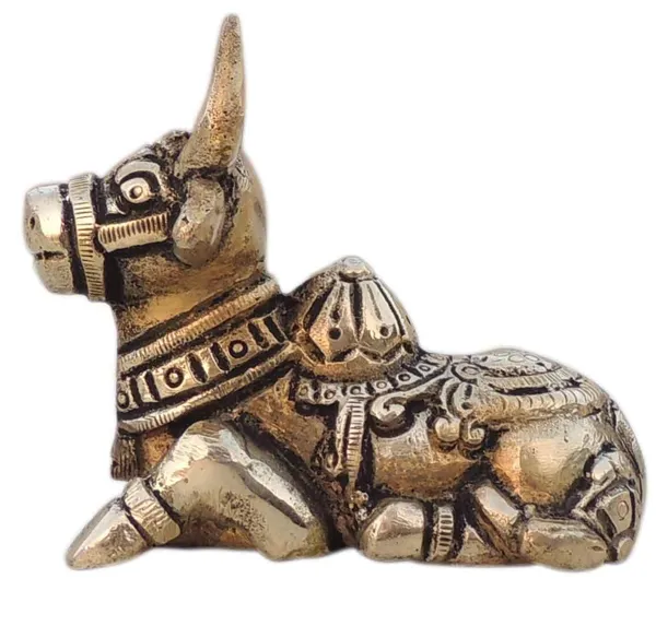 Brass_Showpiece_Nandi_God_Idol_Statue_-_3x1.5x2.6_Inch_(BS1530_C)