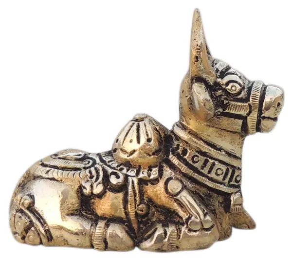 Brass_Showpiece_Nandi_God_Idol_Statue_-_3x1.5x2.6_Inch_(BS1530_C)