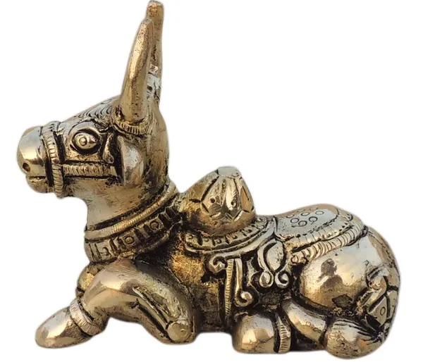 Brass_Showpiece_Nandi_God_Idol_Statue_-_3.7x2x3.2_Inch_(BS1530_E)