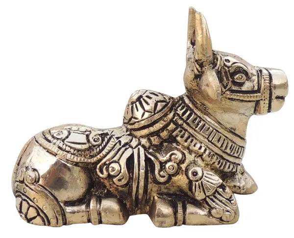 Brass_Showpiece_Nandi_God_Idol_Statue_-_4.5x2.3.7_Inch_(BS1530_G)