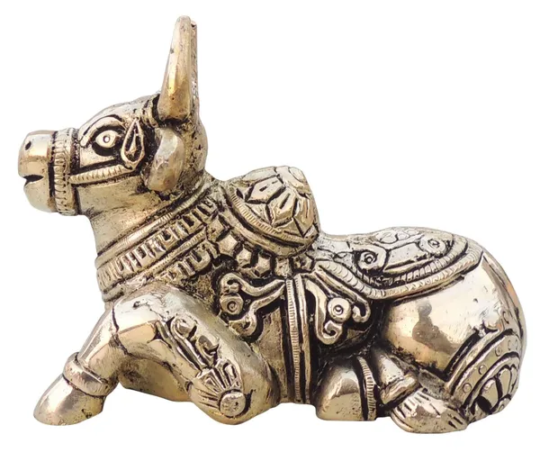 Brass_Showpiece_Nandi_God_Idol_Statue_-_4.5x2.3.7_Inch_(BS1530_G)