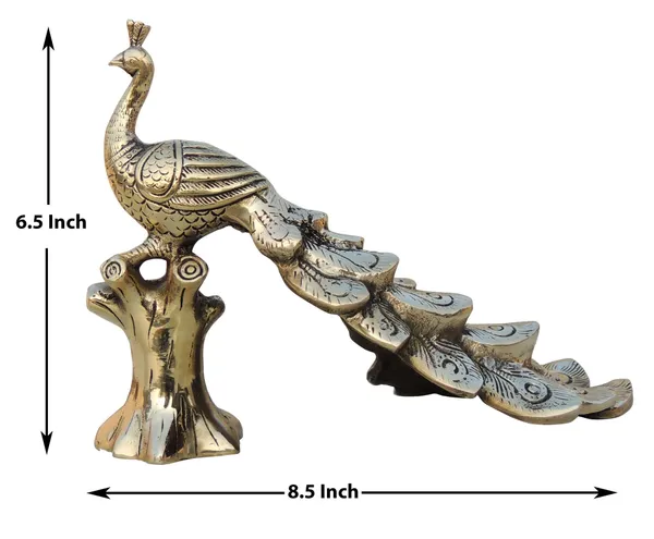 Brass_Home_Decor_Showpiece_Peacock_Statue_-8.5x4.5x6.5_Inch_(BS1542_C)