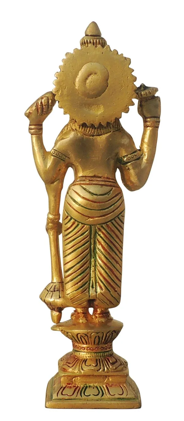Brass_Showpiece_Vishnu_Ji_God_Idol_Statue_-_3.2x2.2x9.6_Inch_(BS1575_V_)