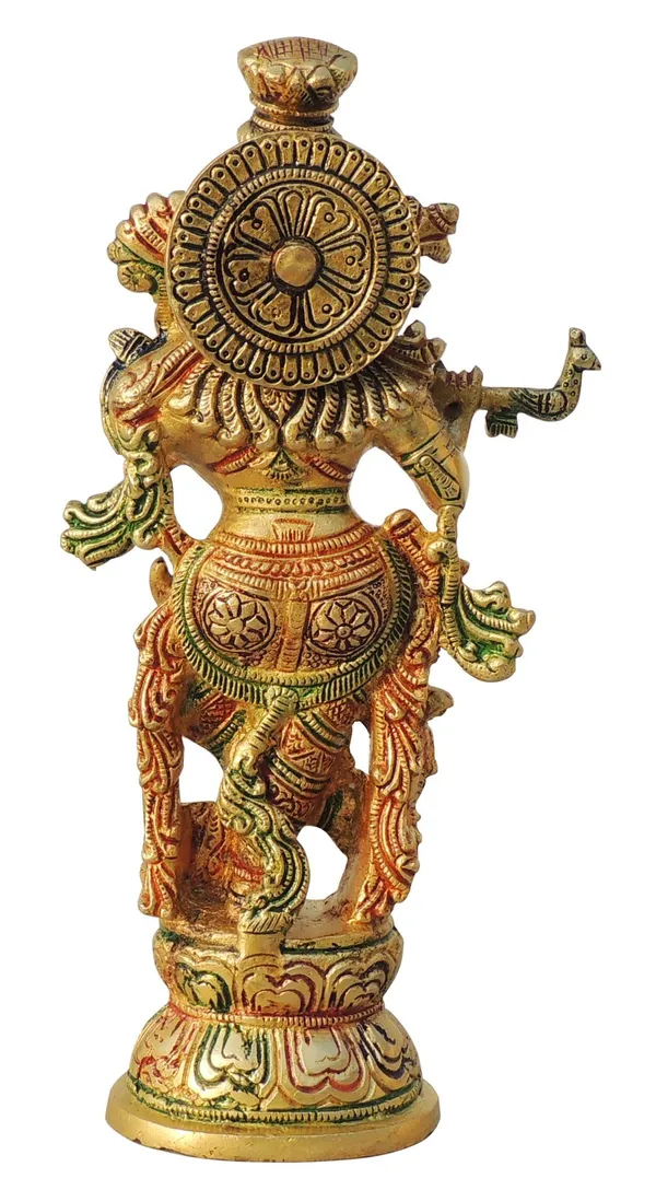 Brass_Showpiece_Krishna_Ji_God_Idol_Statue_-_4.2x2.2x9.5_Inch_(BS1577_K)