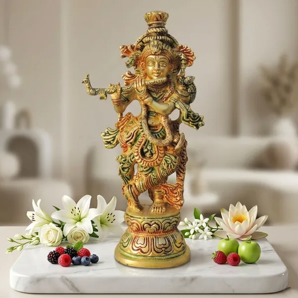Brass_Showpiece_Krishna_Ji_God_Idol_Statue_-_4.2x2.2x9.5_Inch_(BS1577_K)