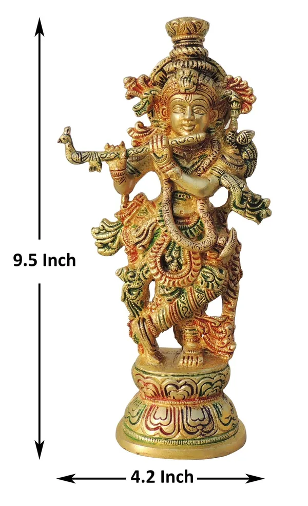 Brass_Showpiece_Krishna_Ji_God_Idol_Statue_-_4.2x2.2x9.5_Inch_(BS1577_K)