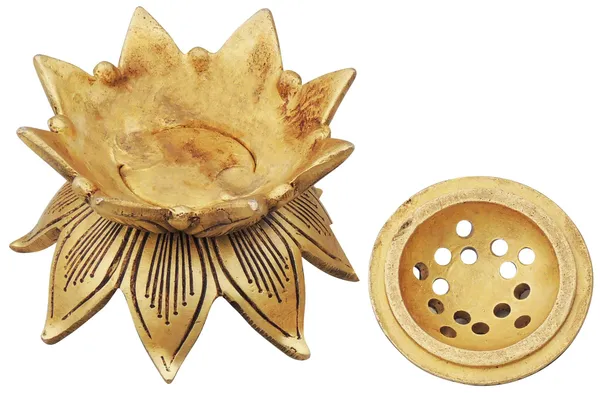 Brass_Showpiece_Flower_Agarbatti_Stand_God_Idol_Statue_-_4x4x2.5_Inch_(BS1580_D)