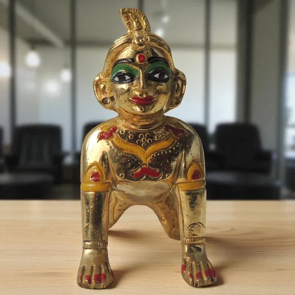 Brass_Showpiece_Radha_Rani_God_Idol_Statue_-_3.5x1.6x3.5_Inch_(BS1591_D)