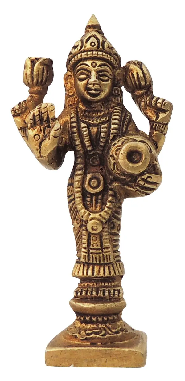 Brass_Showpiece_Laxmi_Ji_God_Idol_Statue_-_1.6x1x3.5_Inch_(BS1596_L)