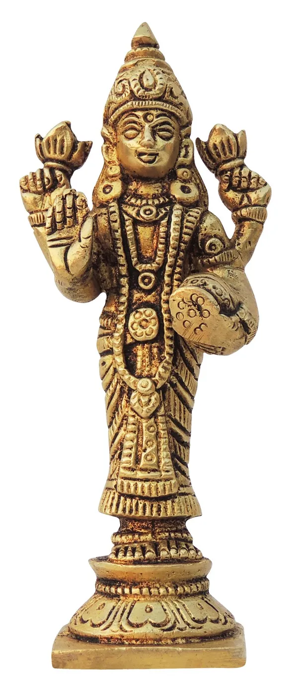 Brass_Showpiece_Laxmi_Ji_God_Idol_Statue_-_2x1.5x4.6_Inch_(BS1597_L)