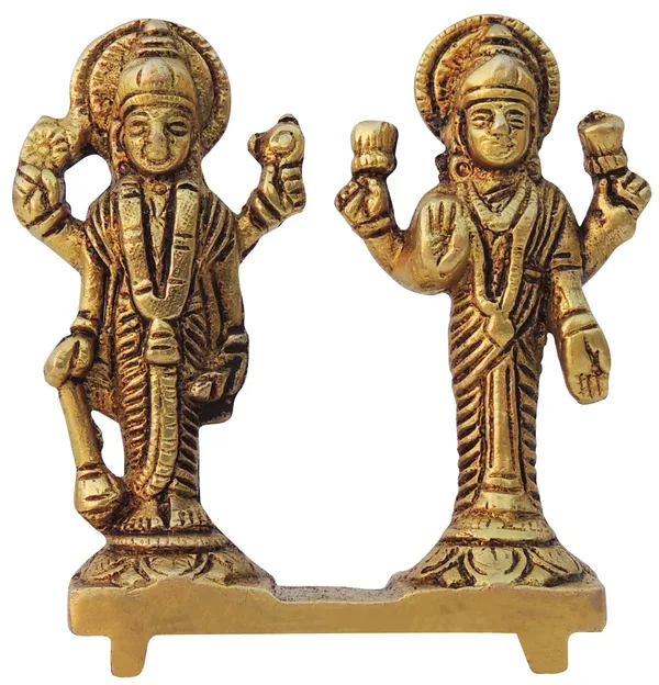 Brass_Showpiece_Vishnu_&_Laxmi_Ji_God_Idol_Statue_-_3.2x1x3.2_Inch_(BS1598_B)
