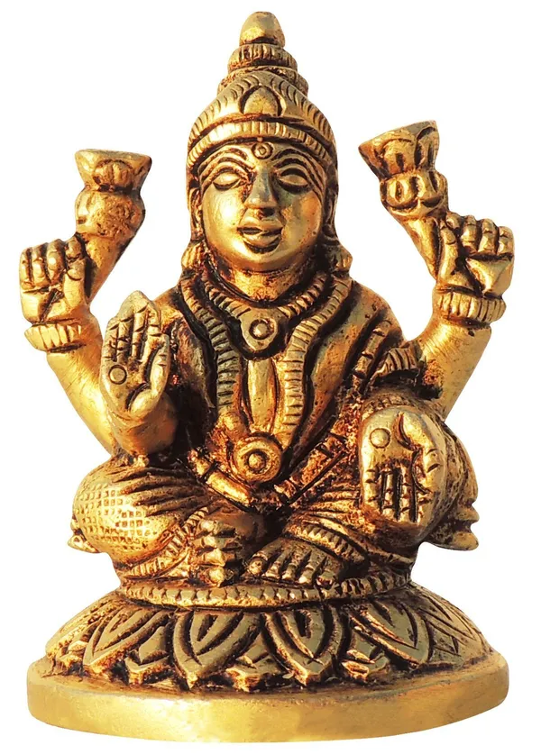 Brass_Showpiece_Laxmi_Ji_God_Idol_Statue_-_2x2x2.5_Inch_(BS1617_L)