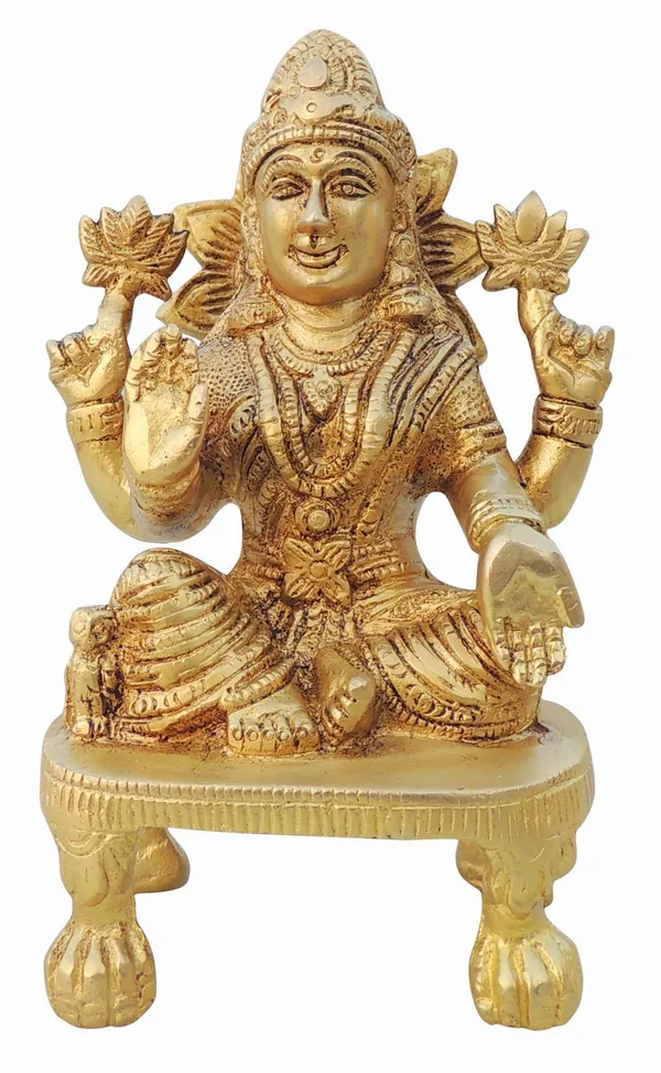 Brass_Showpiece_Laxmi_Ji_God_Idol_Statue_-_3.5x2.2x5.6_Inch_(BS1624_L)