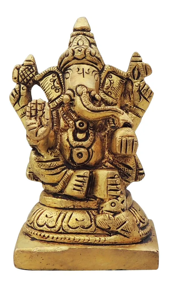Brass_Showpiece_Ganesh_JiGod_Idol_Statue_-_2x1.5x3.2_Inch_(BS1645_G)