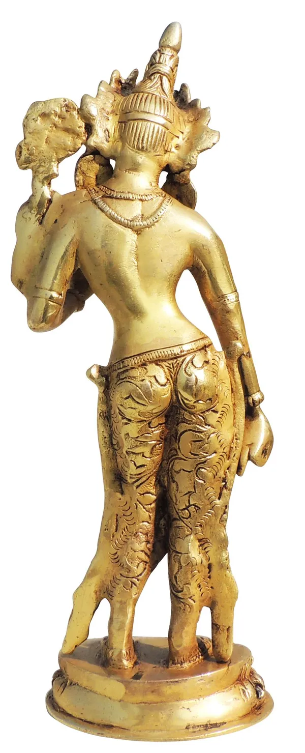 Brass_Showpiece_Tara_Devi_God_Idol_Statue_-_4x2.5x12_Inch_(BS1652_F)