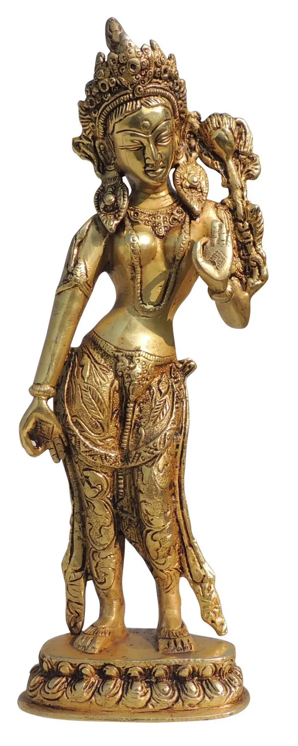 Brass_Showpiece_Tara_Devi_God_Idol_Statue_-_4x2.5x12_Inch_(BS1652_F)