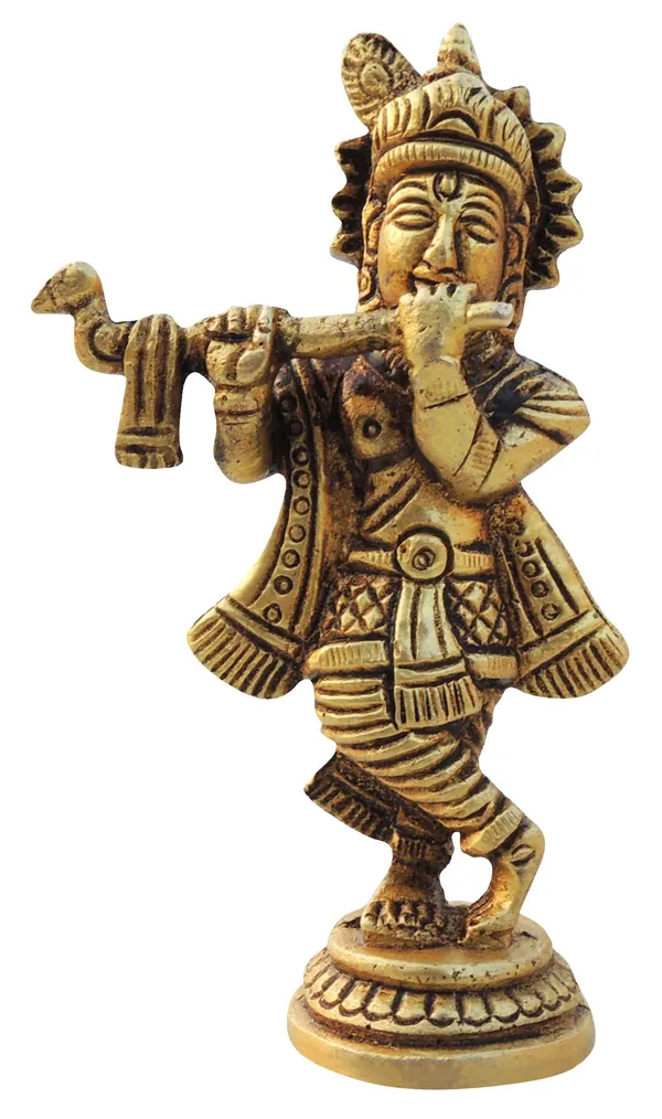 Brass_Showpiece_KrishnaGod_Idol_Statue_-_2x1x3.2_Inch_(BS1672_K)
