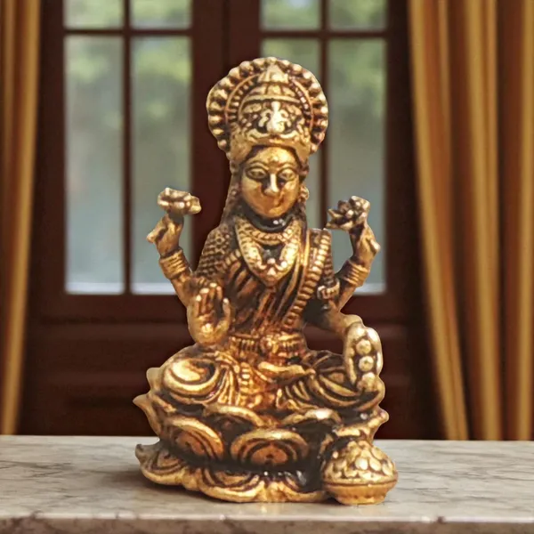 Brass_Showpiece_Laxmi_Ji_God_Idol_Statue_-_0.6x0.6x1.1_Inch_(BS1686_L)