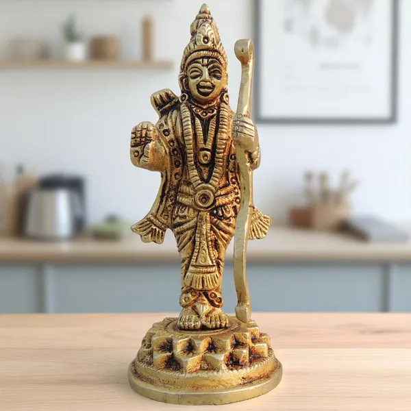 Brass_Showpiece_Ram_Ji_God_Idol_Statue_-_1.7x1.7x4.2_Inch_(BS1709_E)