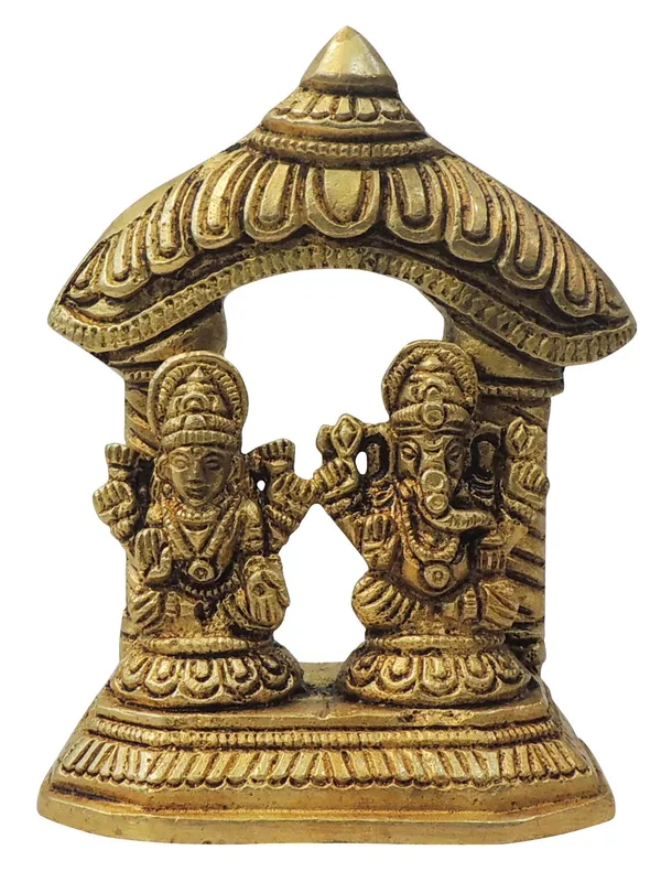 Brass_Showpiece_Laxmi_Ganesh_Mandir_Idol_Statue_-_3x0.7x3.6_Inch_(BS1714_D)