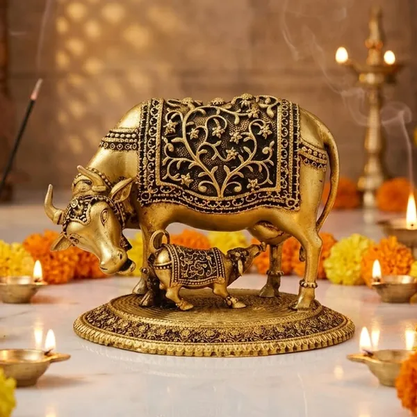 Brass_Showpiece_Cow_God_Idol_Statue_-_4.5x3.2x3.5_Inch_(BS1727_C)