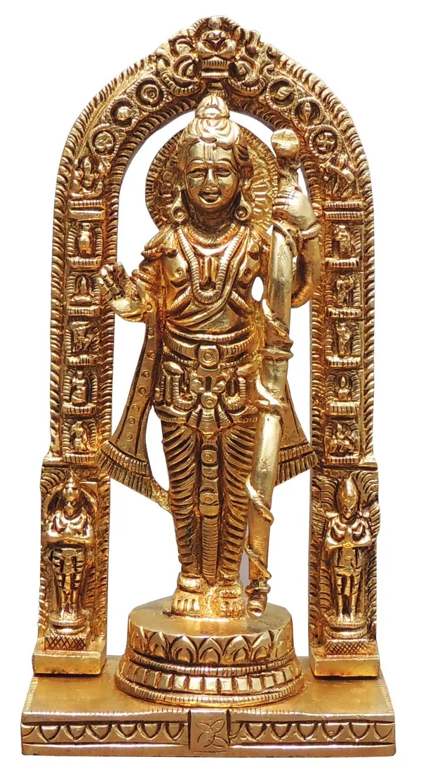 Brass_Showpiece_Ram_Ji_Statue_-_3x1.5x6Inch_(BS1742_E)
