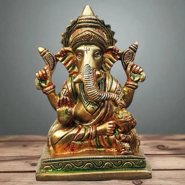 Brass_Showpiece_Ganesh_Ji_God_Idol_Statue_-_4x3.5x5.7_Inch_(BS1746_G)