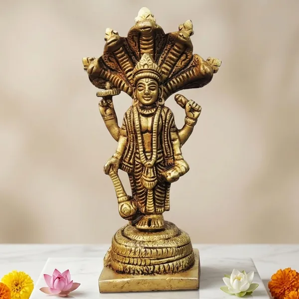 Brass_Showpiece_Vishnu_God_Idol_Statue_-_3x1.7x5_Inch_(BS1759_C)