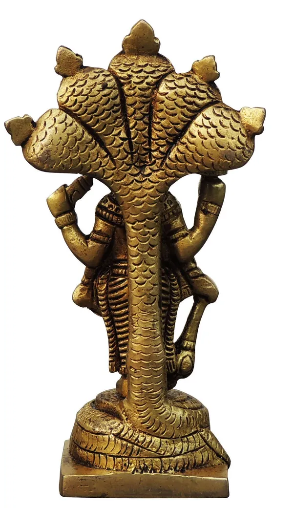 Brass_Showpiece_Vishnu_God_Idol_Statue_-_3x1.7x5_Inch_(BS1759_C)