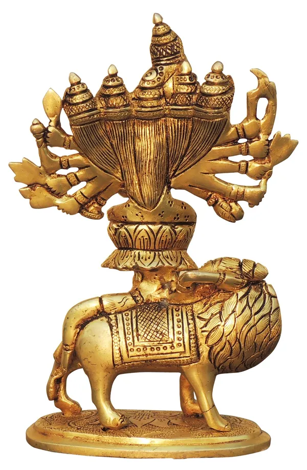Brass_Showpiece_Maa_Kamakhya_Devi_God_Idol_Statue_-_5x2.5x9.5_Inch_(BS1788_B)