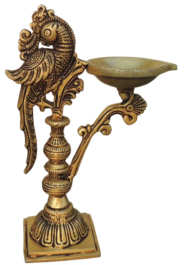 Brass_Showpiece_Peacock_Deepak,_Oil_Lamp_-_5x2.5x7.5_Inch_(BS1798_D)