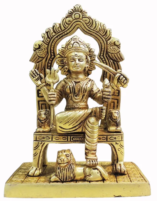 Brass_Showpiece_Santoshi_Maa_God_Idol_Statue_-_5x3.6x7.7_Inch_(BS1812_D)