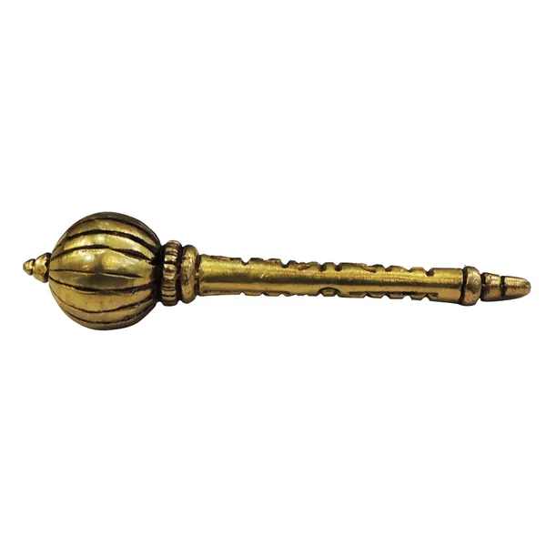Brass_Showpiece_Hanuman_Gada_God_Idol_Statue_-_3.7x0.5x0.5_Inch_(BS1864_C)
