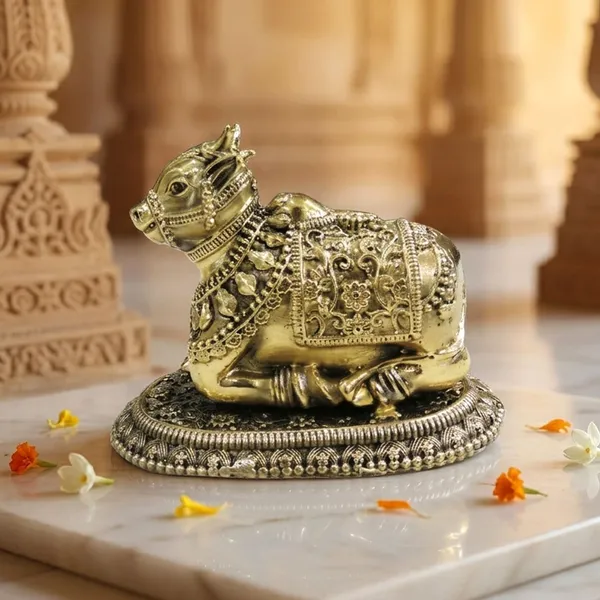 Brass_Showpiece_Nandi_Statue_-_4.2x2.7x3.1_Inch_(BS1907_F)
