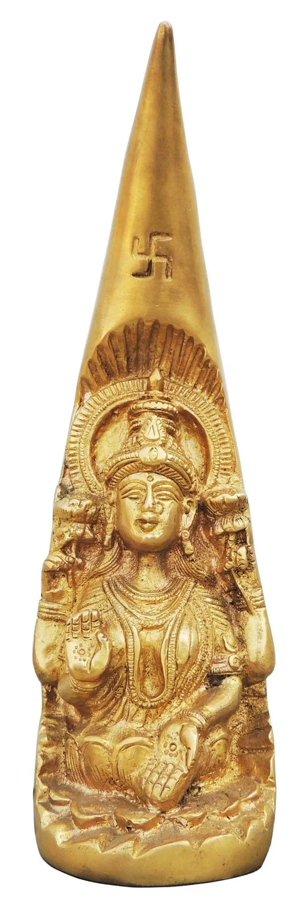 Brass_Showpiece_Danth_Laxmi_Ji_Statue_-_2.5x3.9x8.5_Inch_(BS248)