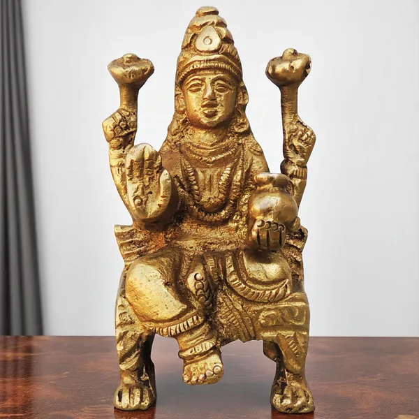 Brass_Showpiece_Laxmi_Ji_God_Idol_Statue_-_1.4x1.4x2.7_Inch_(BS260)