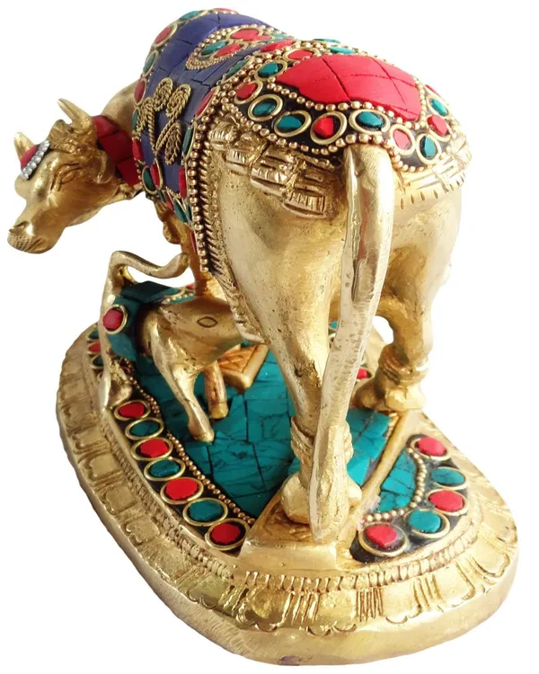 Brass_Showpiece_Gaye_bachada_stone_Statue_-_6.5x4x5_inch_(BS382)