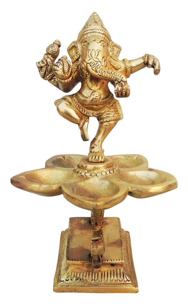 Brass_Table_D?cor_Oil_Lamp,_Deepak_-_7.5x6.5x7_Inch_(BS390)